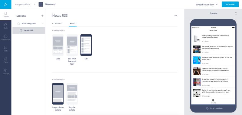 Alternative Layouts Tutorials Shoutem Developers - Creative Vintage Background - Retina