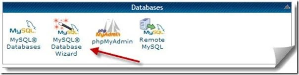 Cretae MySQL Database Wizard