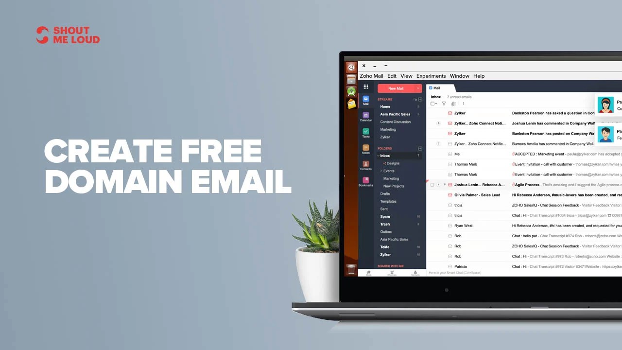 Create Free Domain Email