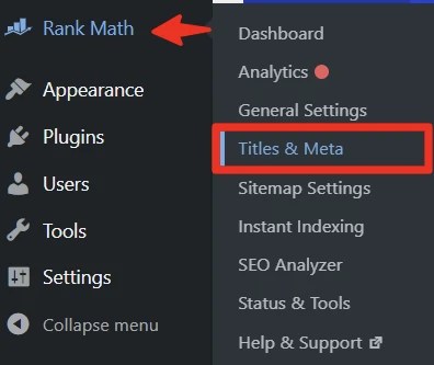 Rank Math - Titles & Meta