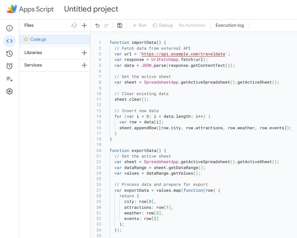 Google Sheets App Script automations