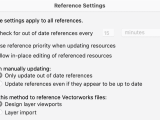 Reference Settings Showvector