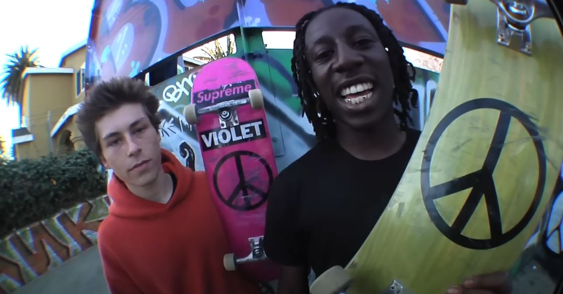 Kader sylla is ready to move on to join bill strobeck's violet skateboards