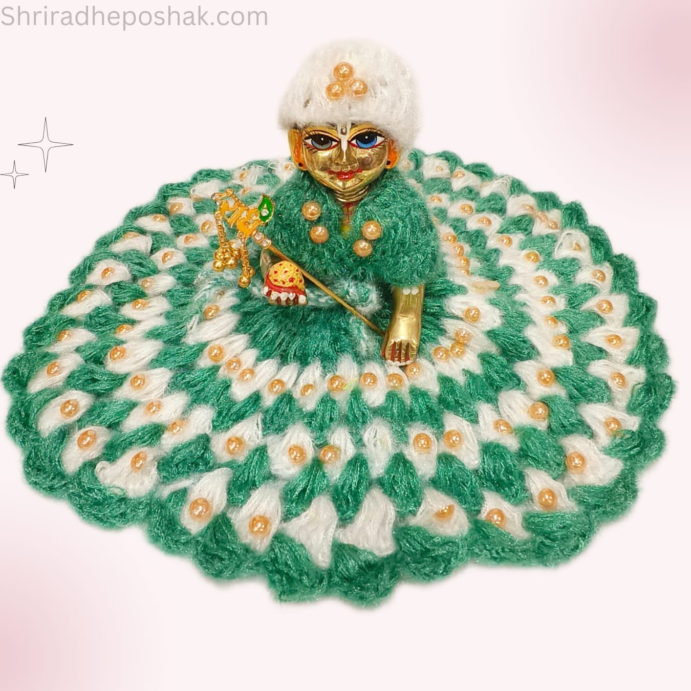 Laddu Gopal Ji Ke Soft Woollen Dress (Pack Of 4pc)