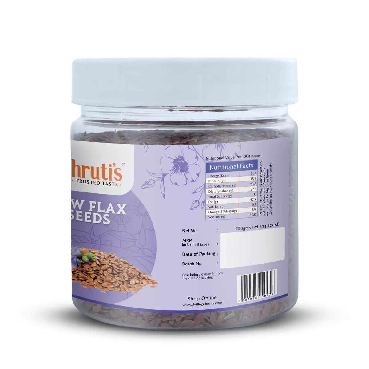 Raw Flax Seeds