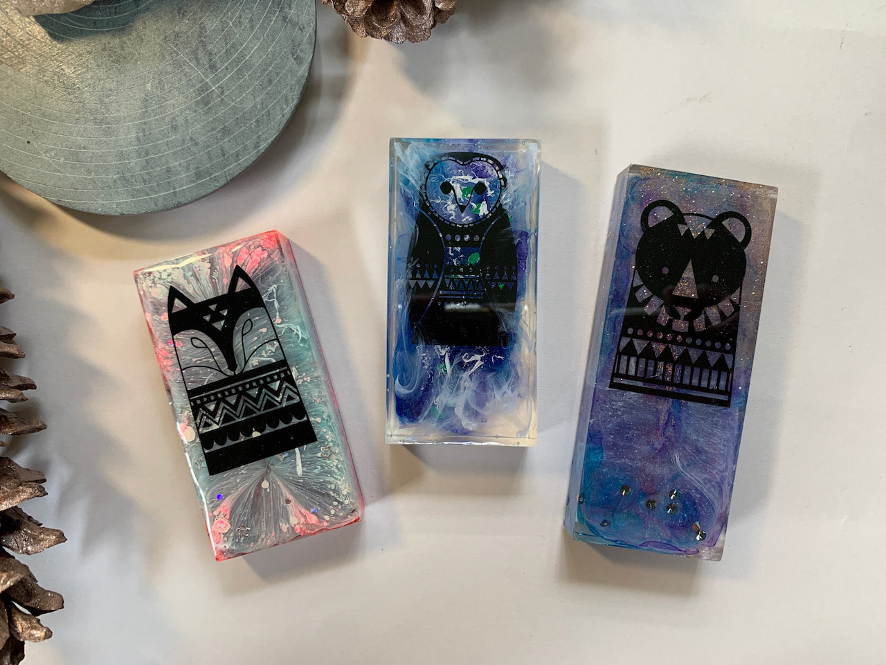 Scandinavian animals - art blocks