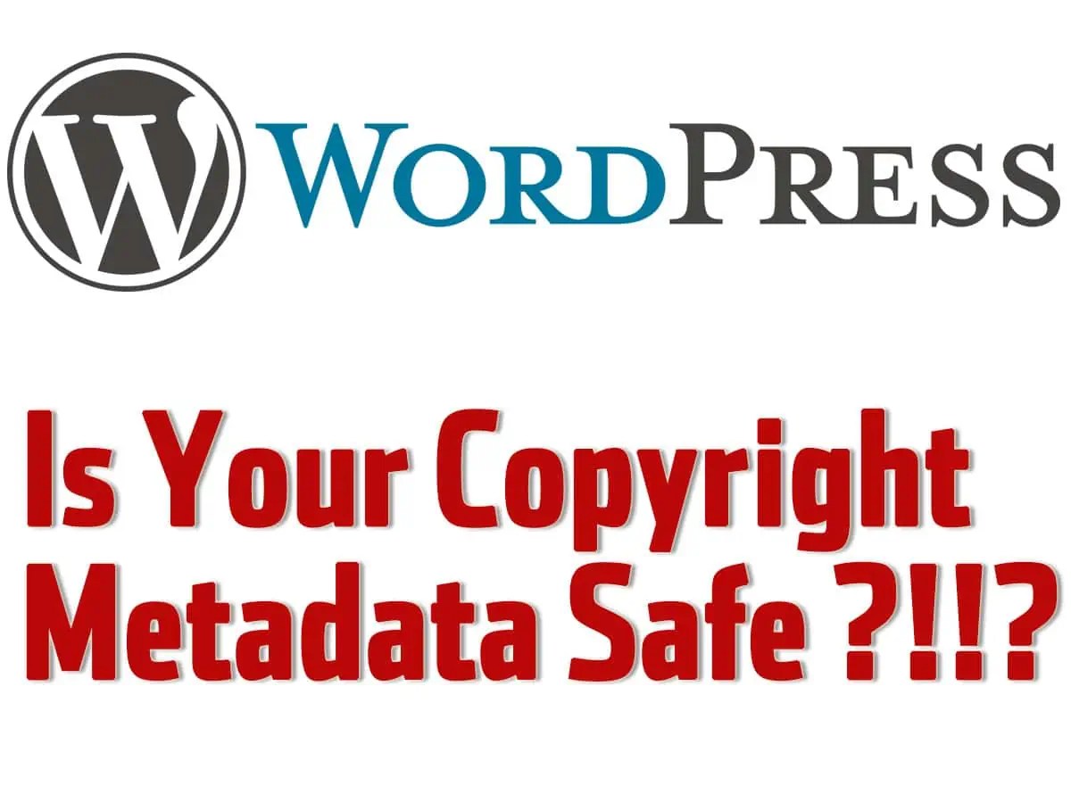 Overall, this is a great plugin to pick to add all of your metadata as well as a wide array of . A Warning For Photographers Using Wordpress Copyright Metadata Risk