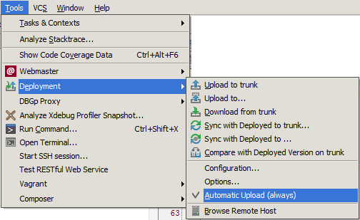 phpstorm_AutomaticUpload