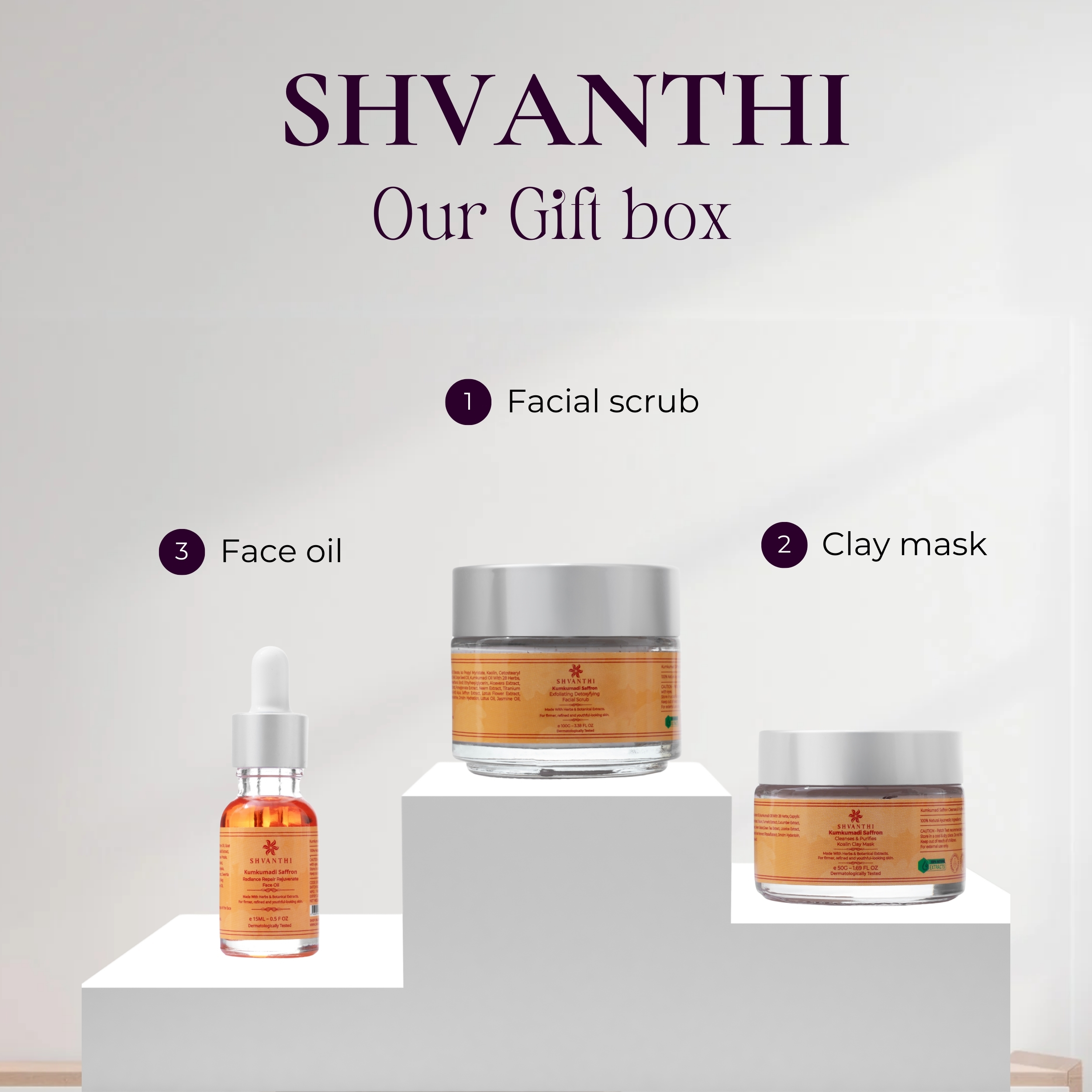 Kumkumadi Saffron Radiance Moisturize Rejuvenate Royal Gift Set