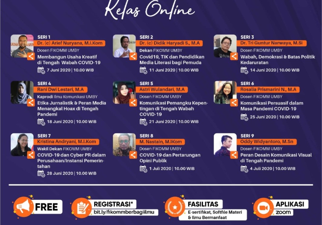 Poster program acara.