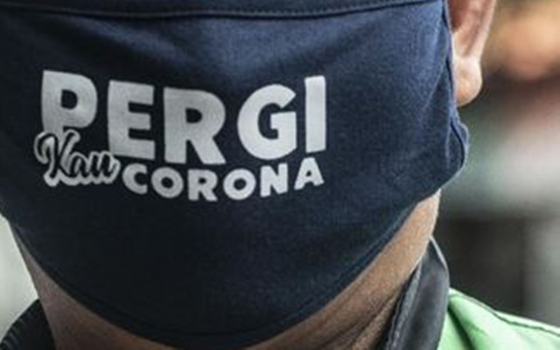 Ilustrasi hadapi pandemi Covid-19.