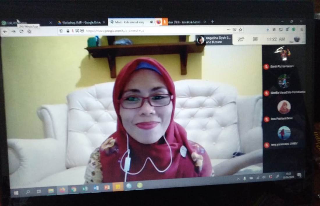 Workshop daring oleh Pasikologi UMBY.