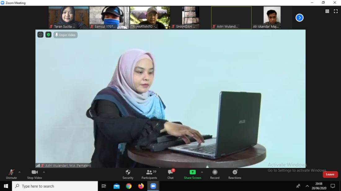 Suasana Fikomm Berbagi Ilmu UMBY.