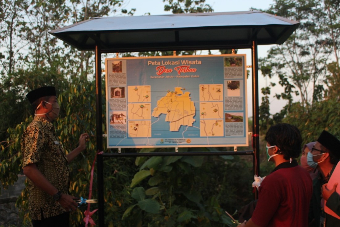 Peresmian peta 'Dewi' Terban