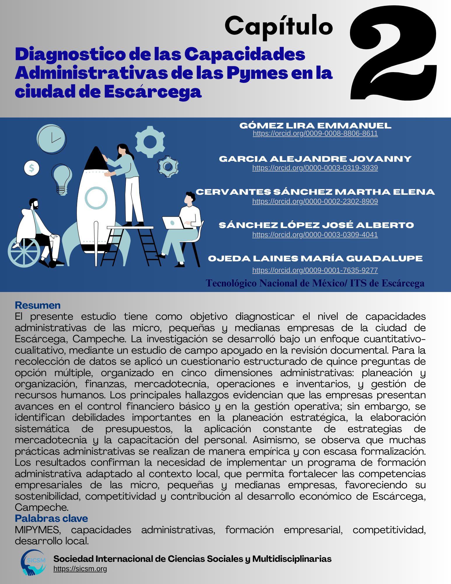 Portada Capítulo 2. Diagnóstico de las capacidades administrativas de las pymes en la ciudad de Escárcega