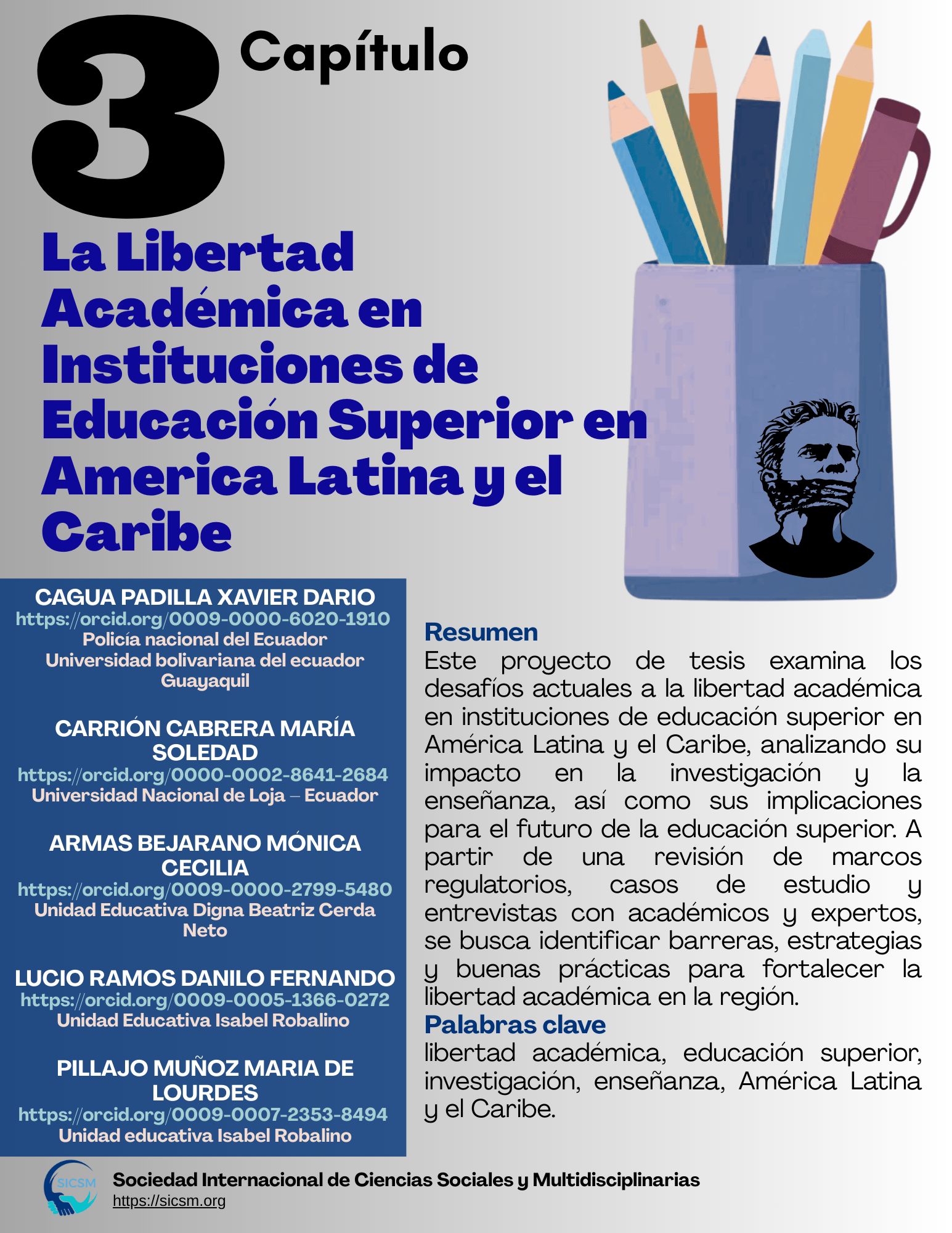 Portada Capítulo 3. La libertad académica en instituciones de educación superior en América Latina y el Caribe