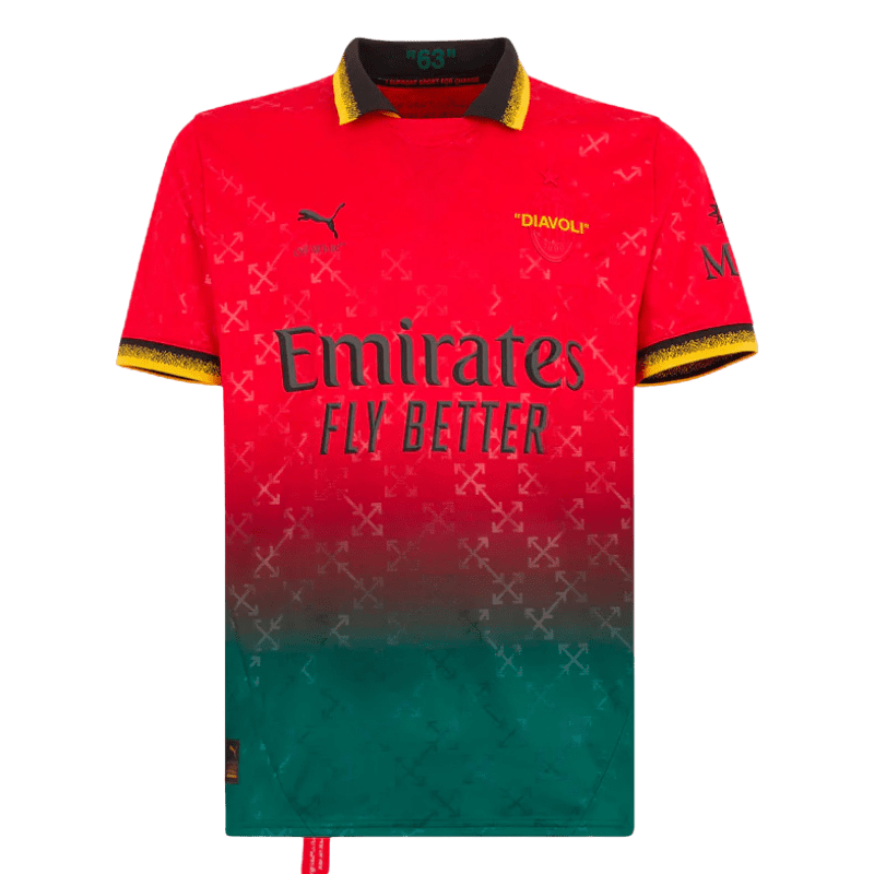 RED JERSEY PUMA X AC MILAN X OFF-WHITE™ 2024/25