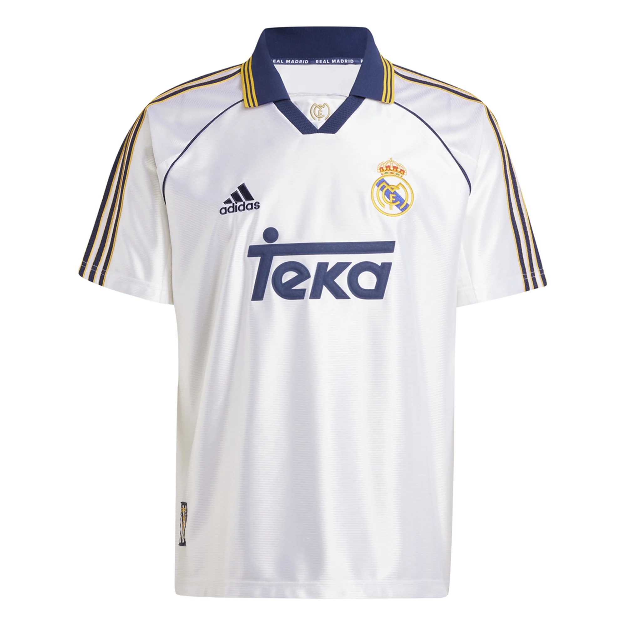 Roberto Carlos Real Madrid 1999 Home Jersey by adidas (2025 Reissue) (Copy)