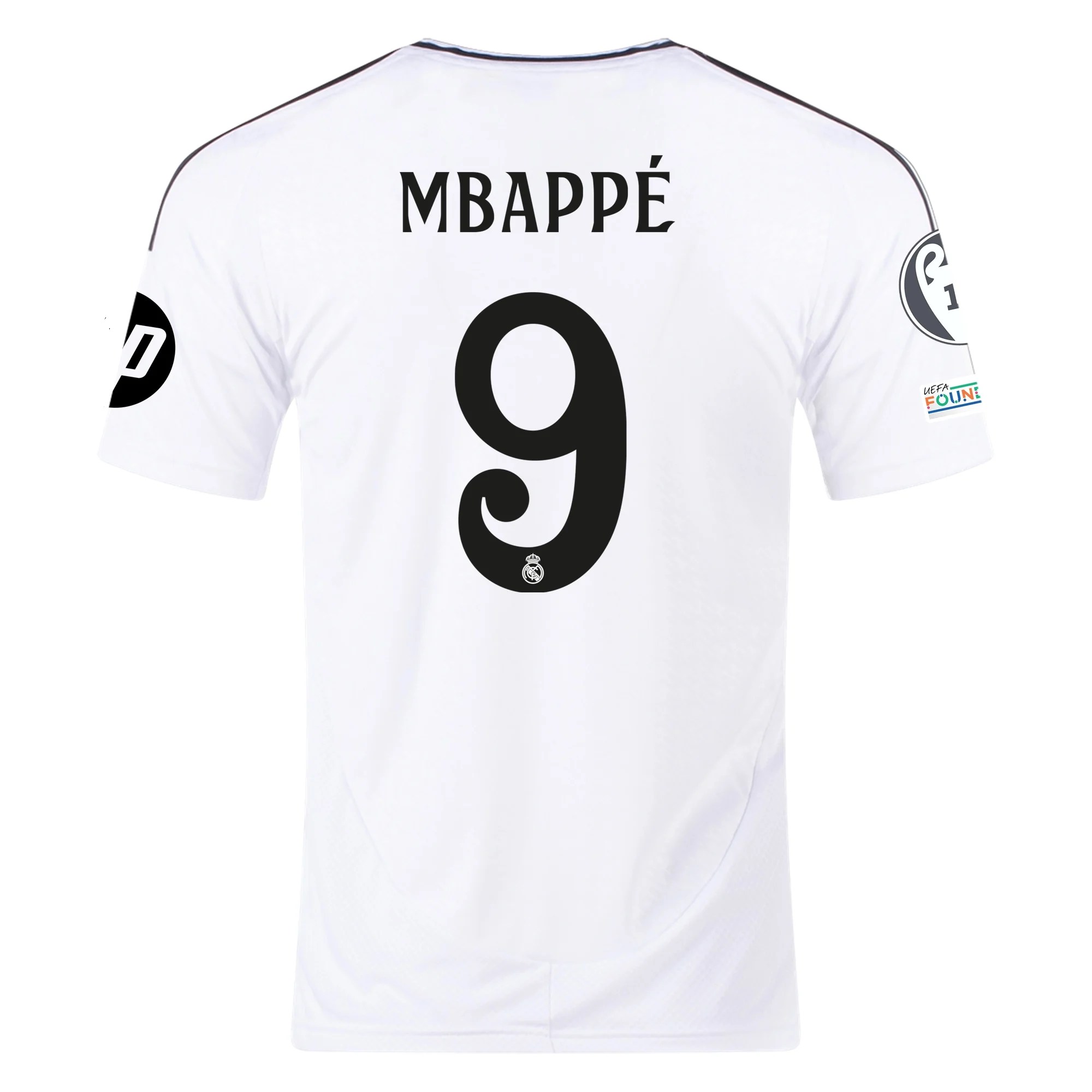 Kylian Mbappe Real Madrid 2024/25 home jersey white