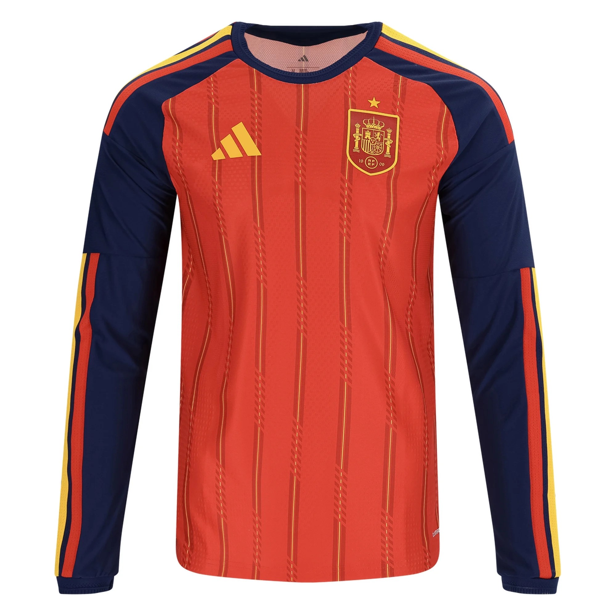 Spain 2026/27 Adidas Long Sleeve Authentic Home Jersey
