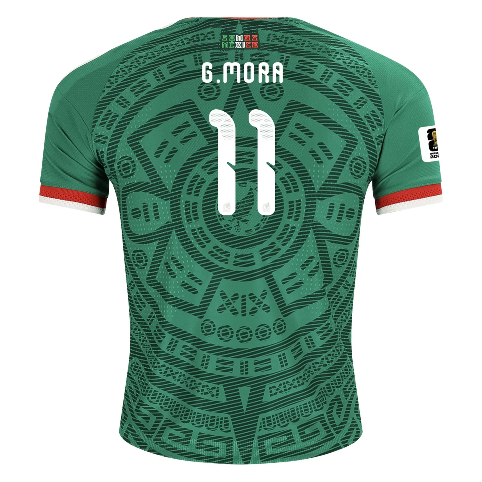 Gilberto Mora Mexico 2026/27 Adidas Authentic Home Jersey