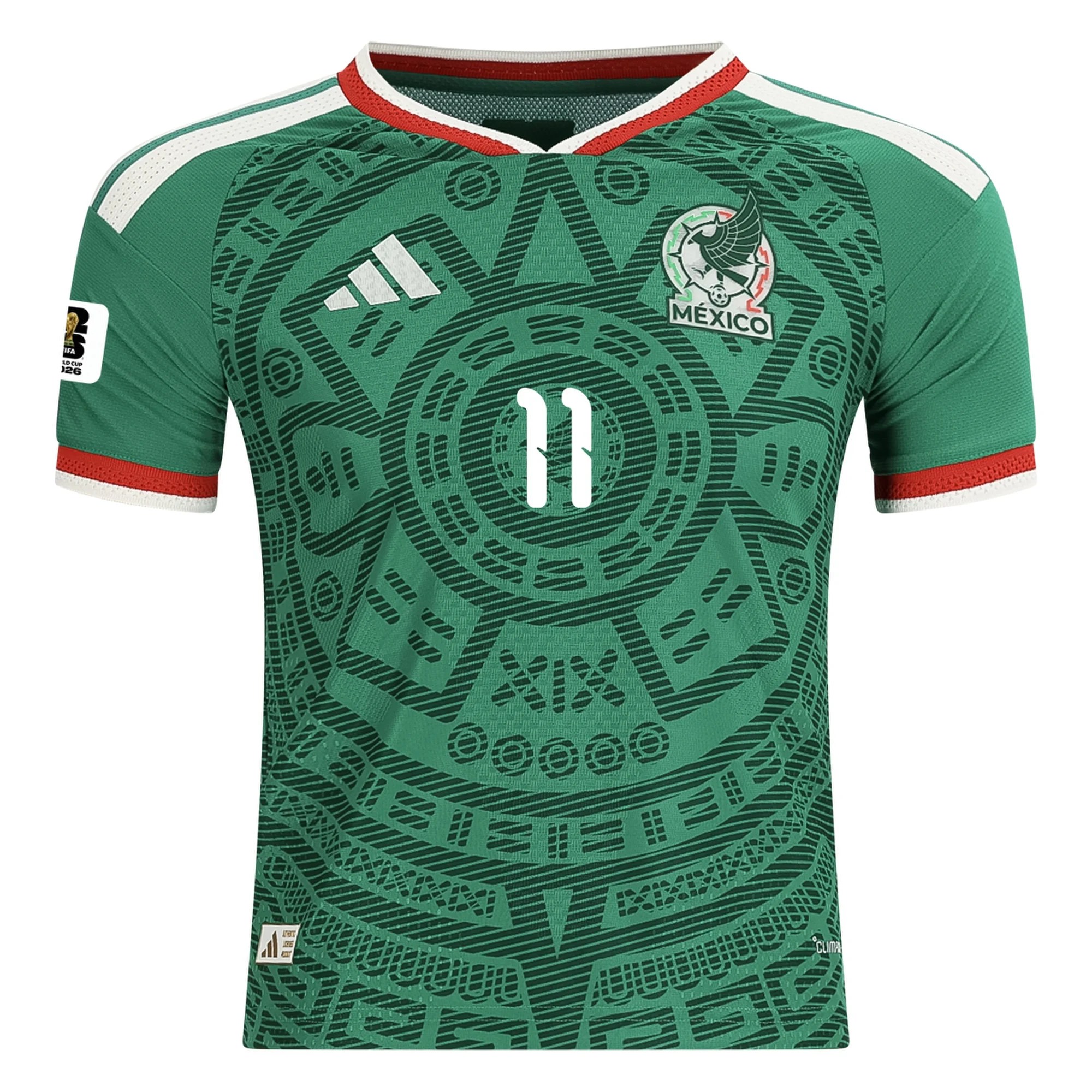 Gilberto Mora Mexico 2026/27 Adidas Authentic Home Jersey