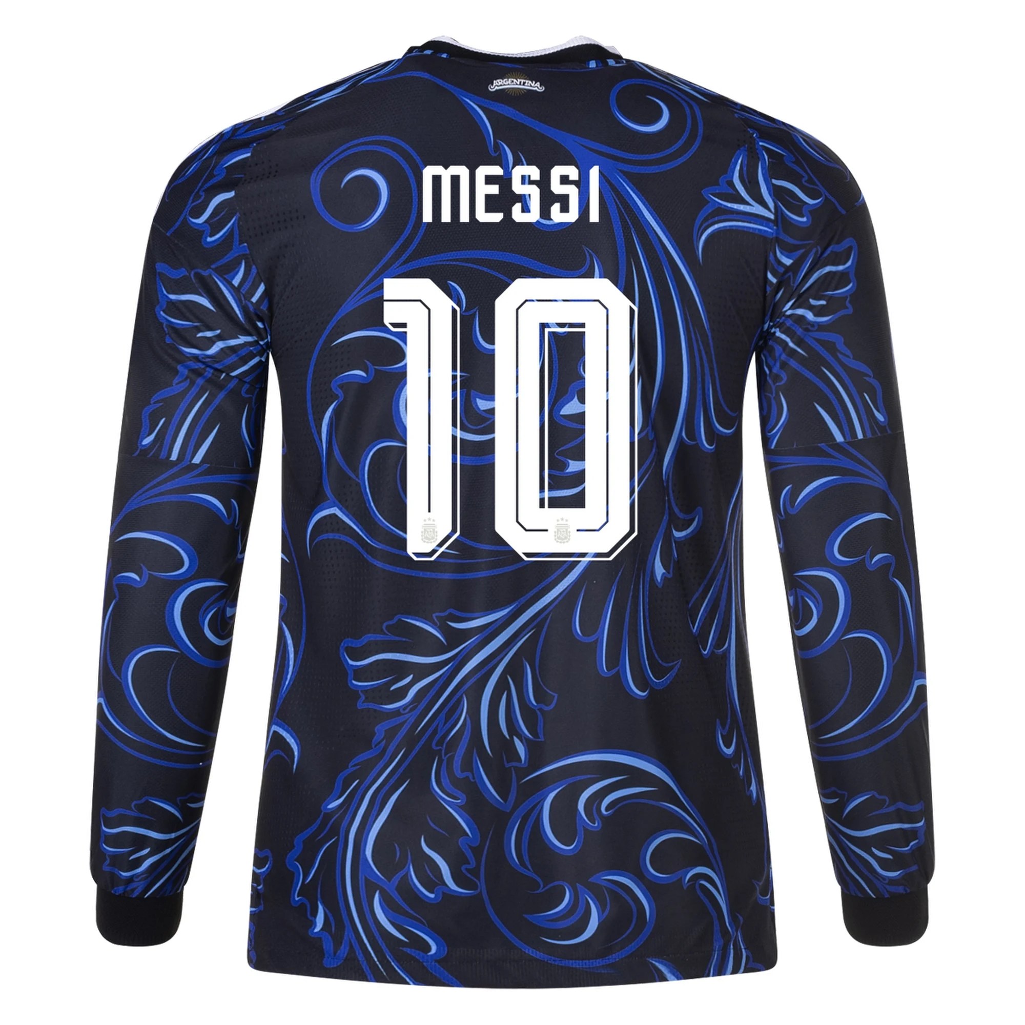 Lionel Messi Argentina 2026/27 Adidas Long Sleeve Authentic Away Jersey