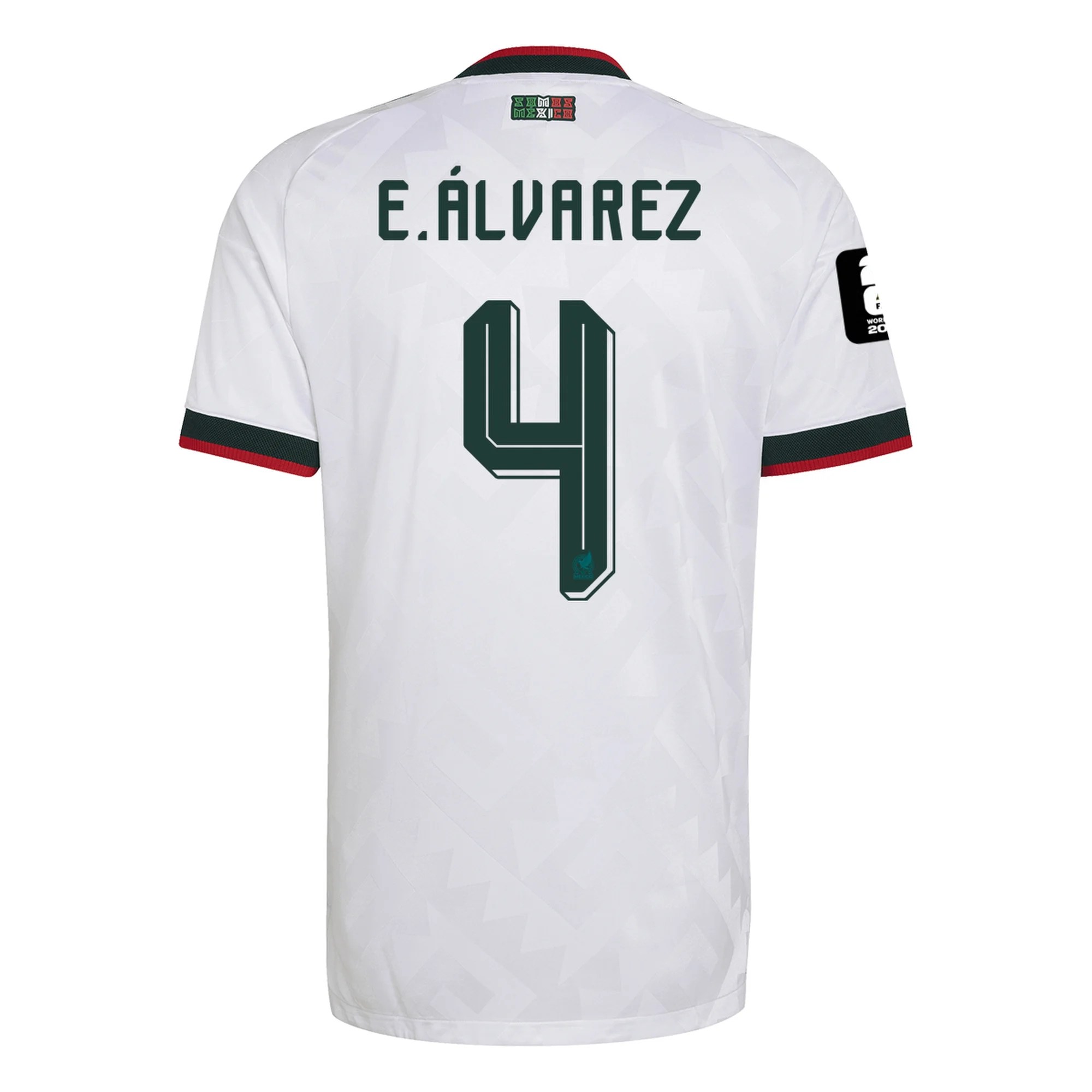 Edson Alvarez Mexico 2026/27 Adidas Authentic Away Jersey