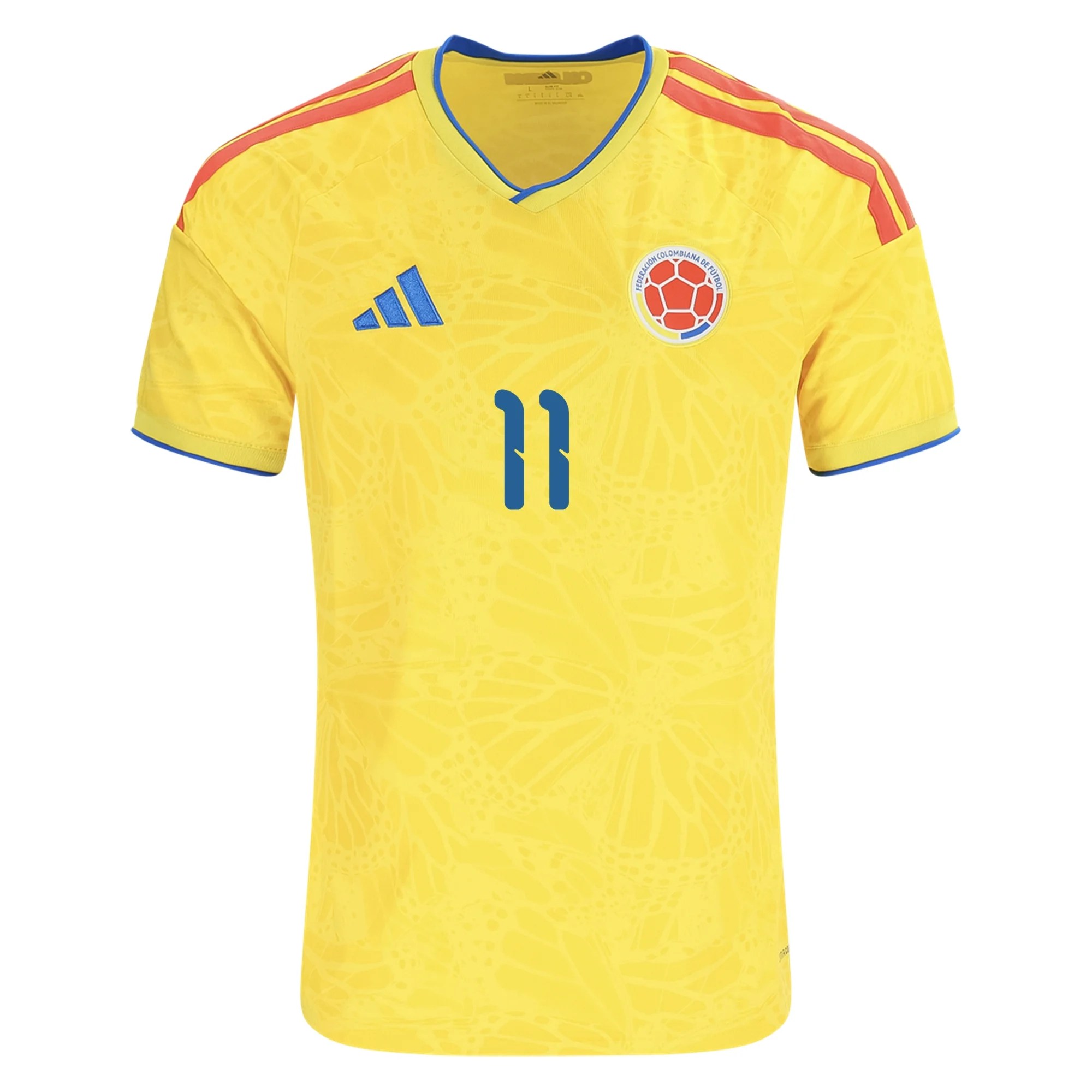 Jhon Arias Colombia 2026/27 Adidas Home jersey back view