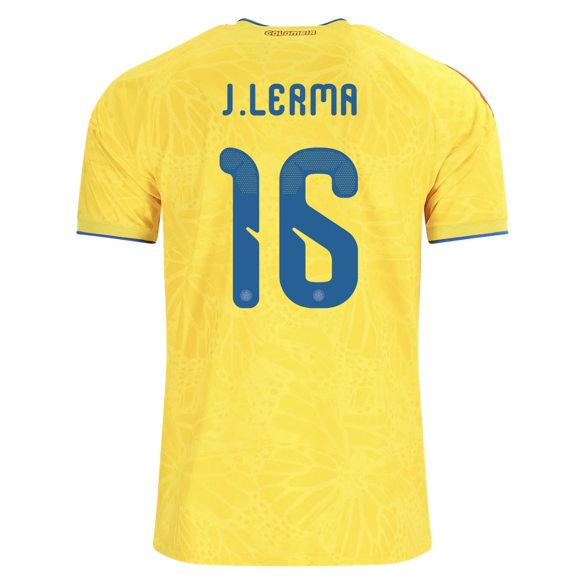 Jefferson Lerma Colombia 2026/27 Adidas Home jersey front view