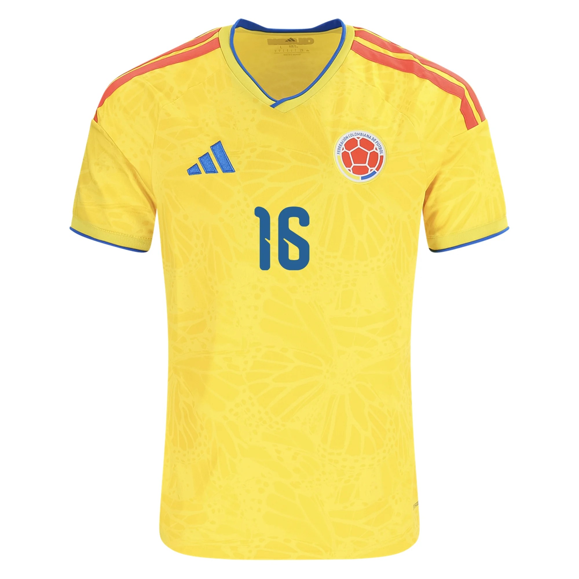 Jefferson Lerma Colombia 2026/27 Adidas Home jersey back view