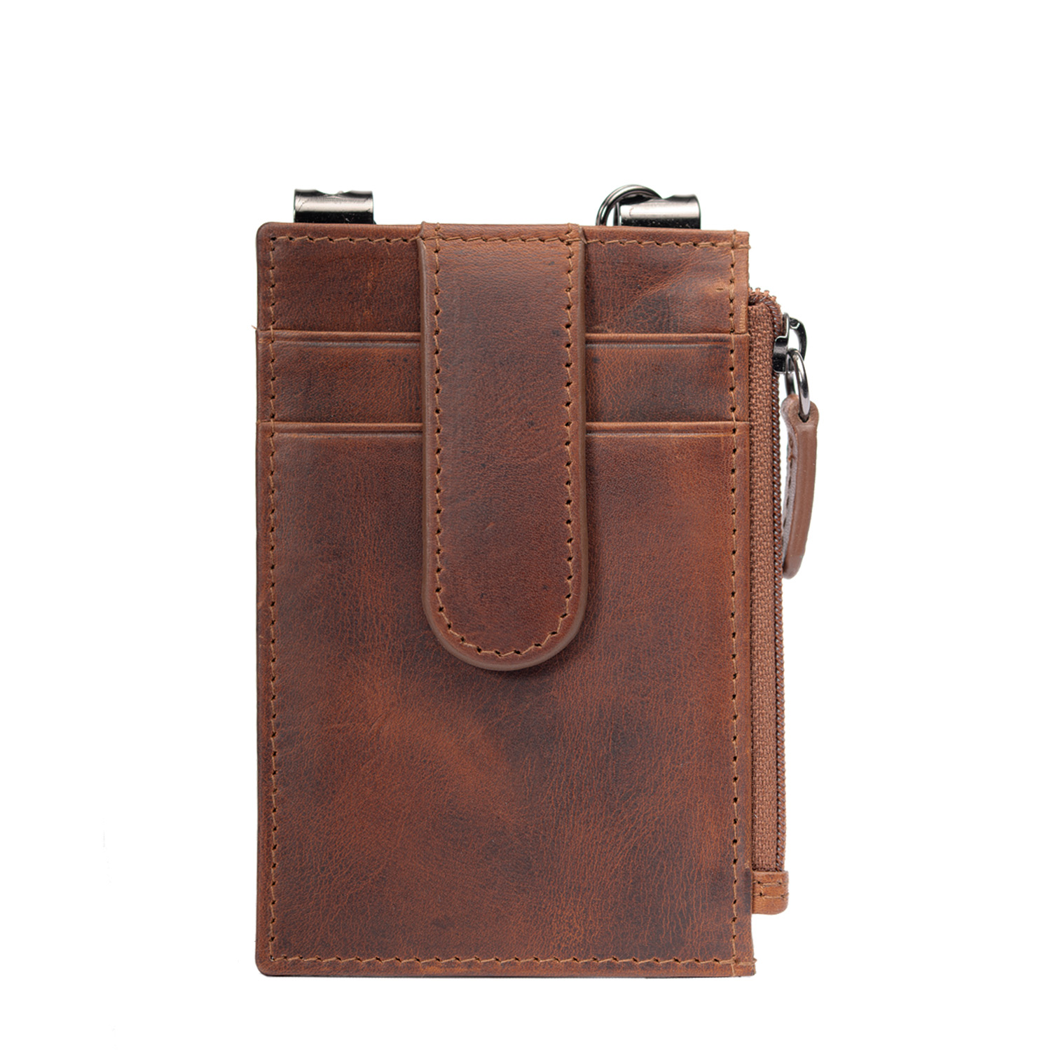 Rustic Brown Wallet Sidekick Wallet