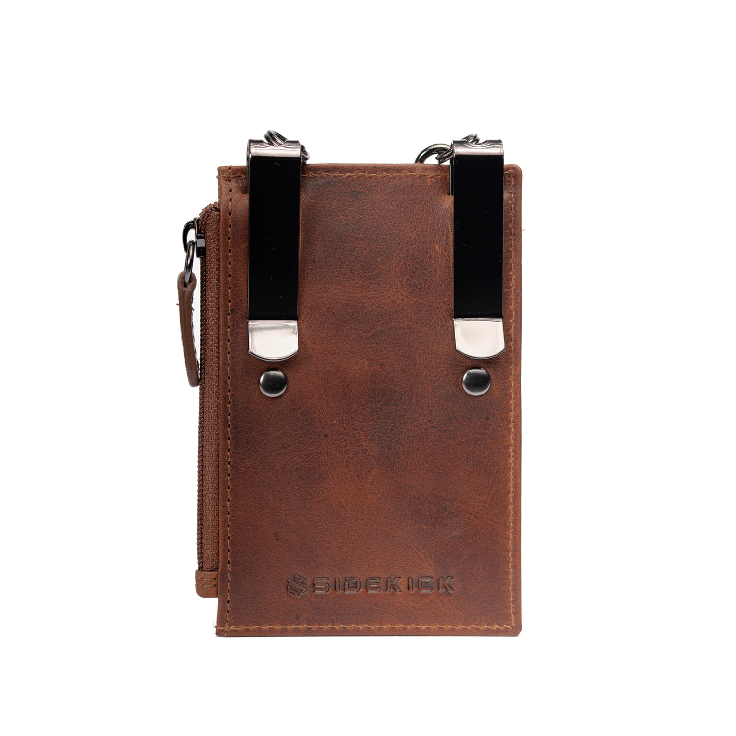 Rustic Brown Wallet Sidekick Wallet