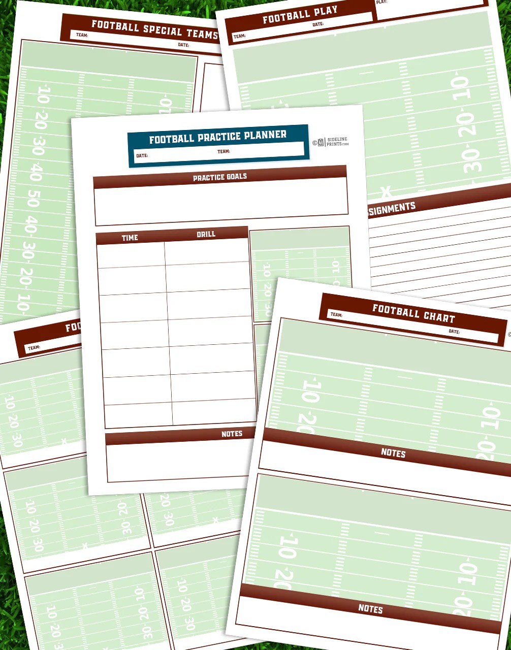 Football Sideline Prints
