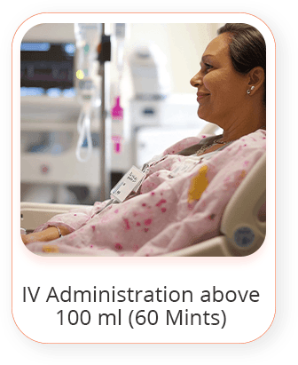 IV Administration Above 100 Ml (60 Mints) At Home By Sidra HC
