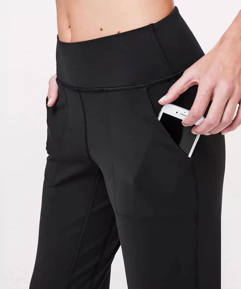 Women High Waist Jogger Pants – Stretch Yoga Workout Pants for Gym and Running