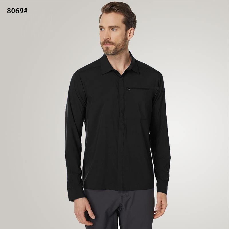 Men's Casual Shirts 1714 Best Business Casual Shirts for Men in Black, Check Gray, Red, Khaki