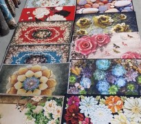 Combo  4 Thảm Bali Chùi Chân 40x60cm Cao Cấp Siêu Đẹp