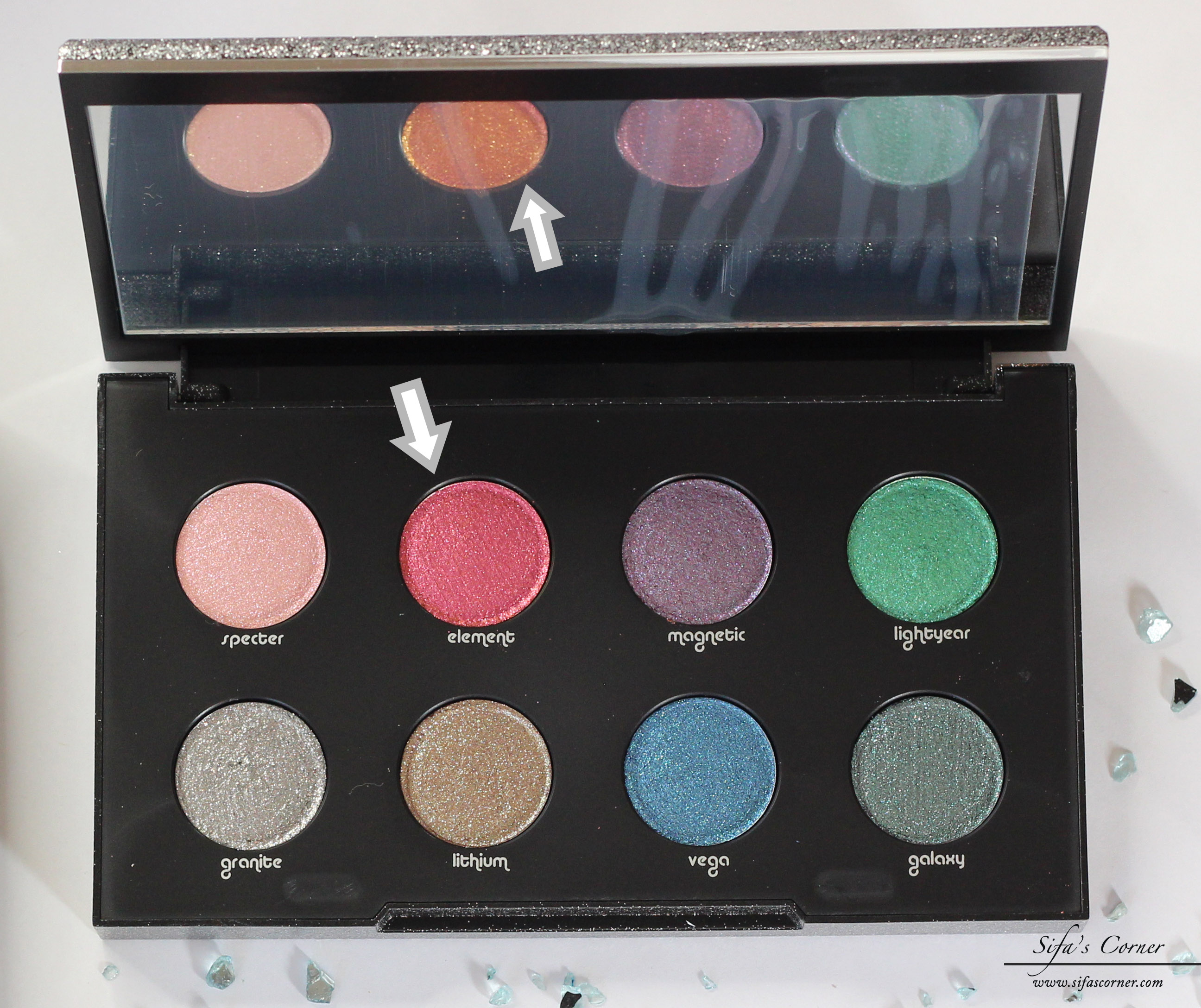 REVIEW & SWATCH Urban Decay Moondust Eyeshadow Palette