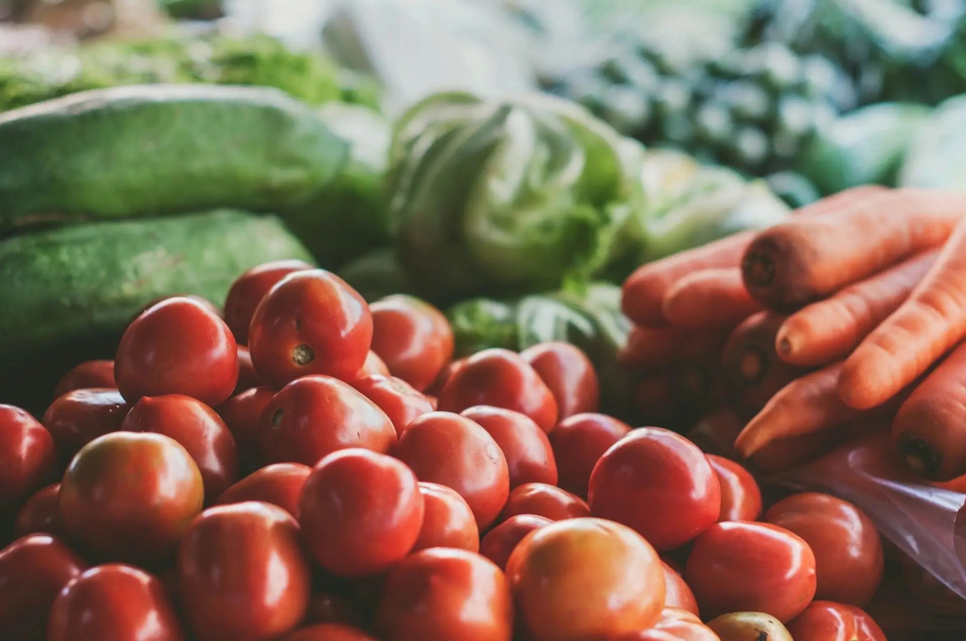 vegetables produced by famers on small farms