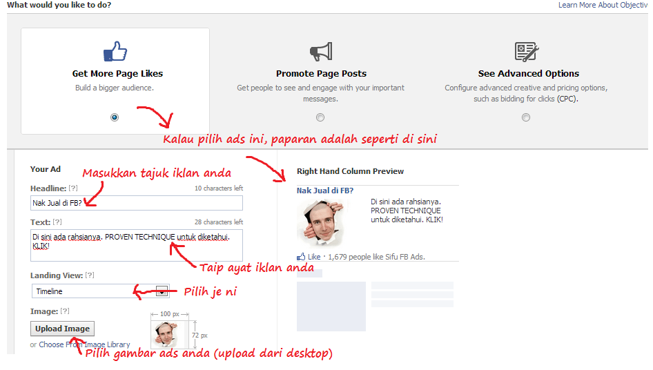 Namun huraian yang dibuat dekat sini mungkin lebih terperinci dan mudah difahami. Cara Buat Iklan Facebook Sifubad