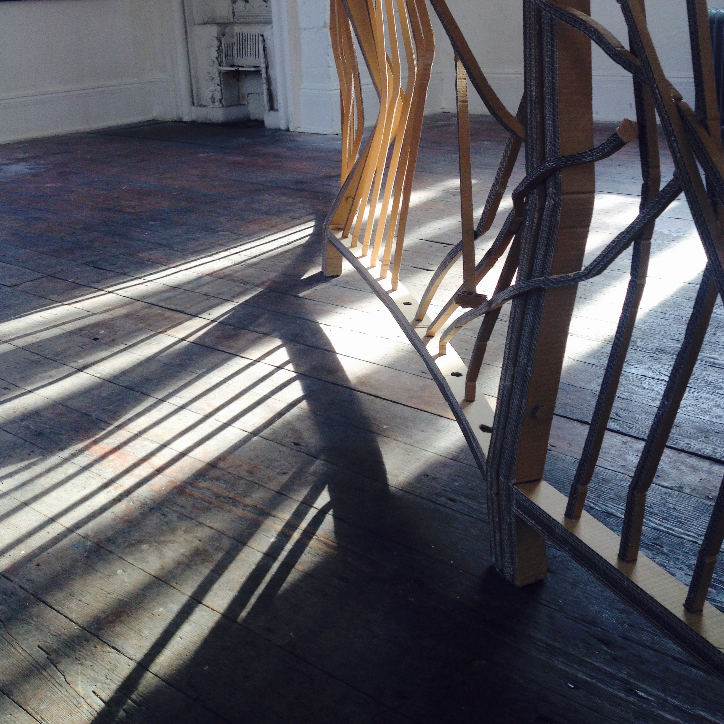 Steve Joyce, 'Before, During, After' (detail) cardboard 2016