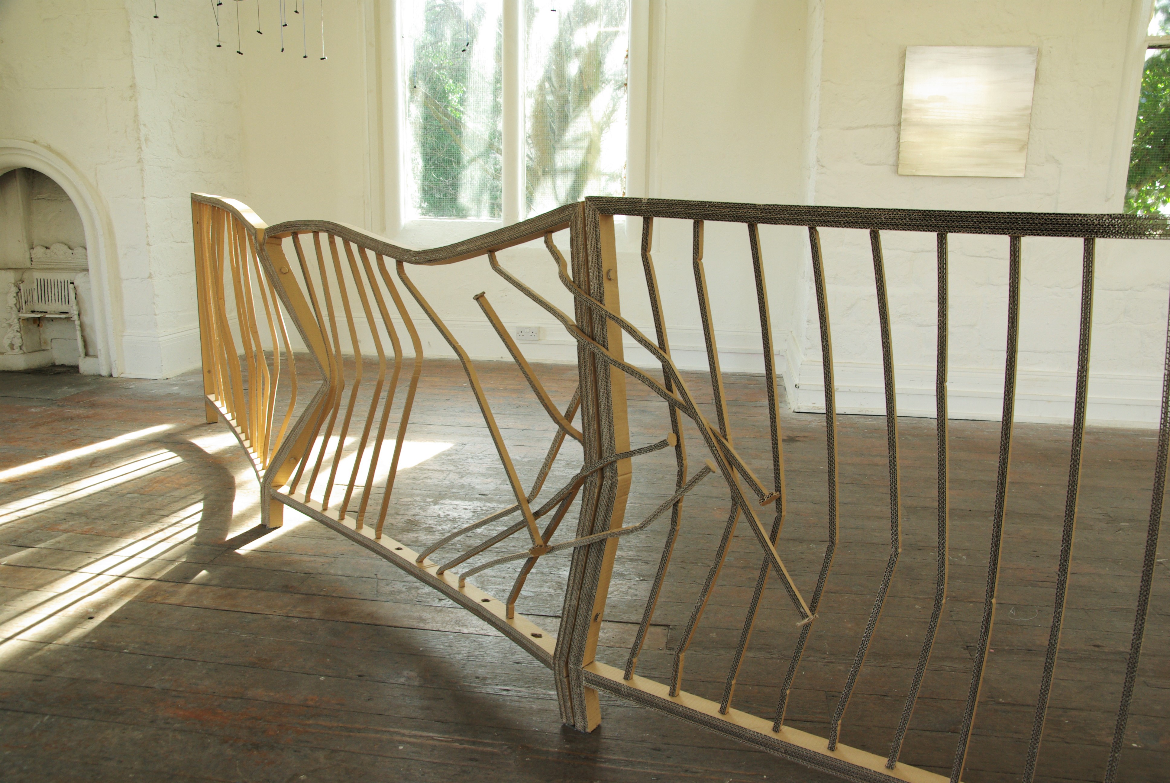 Steve Joyce, 'Before, During, After' (detail) cardboard 2016