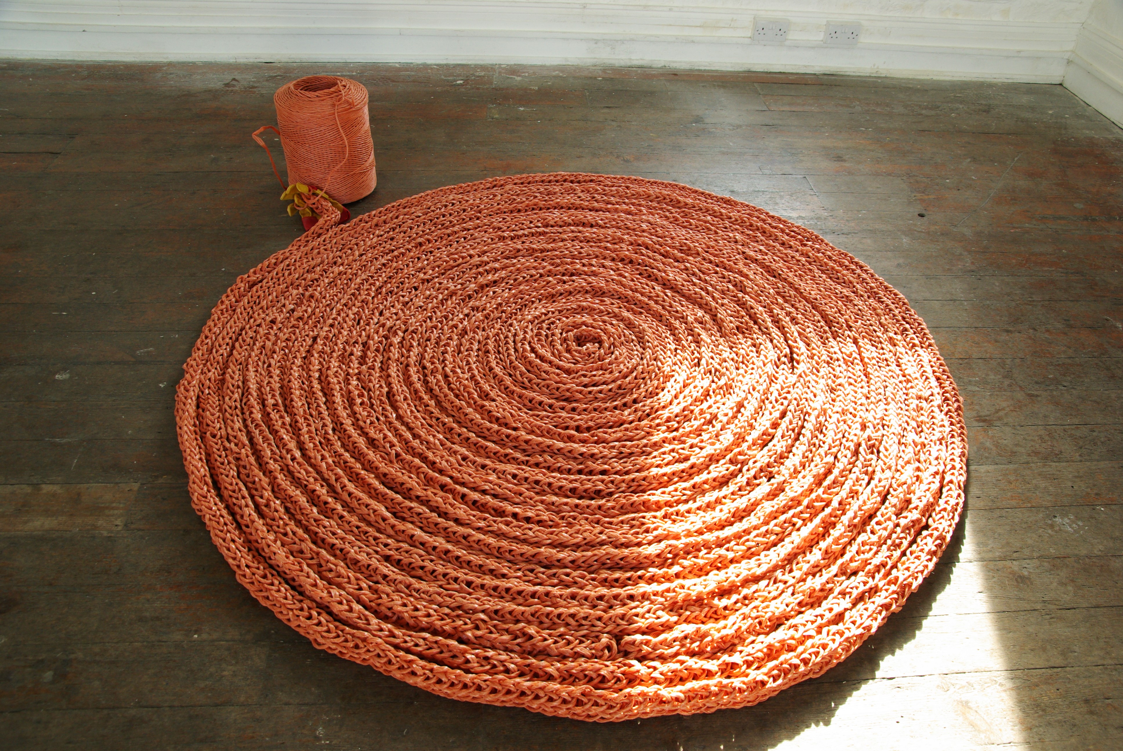 Becca Quirk, 'Coil', baler twine 2015