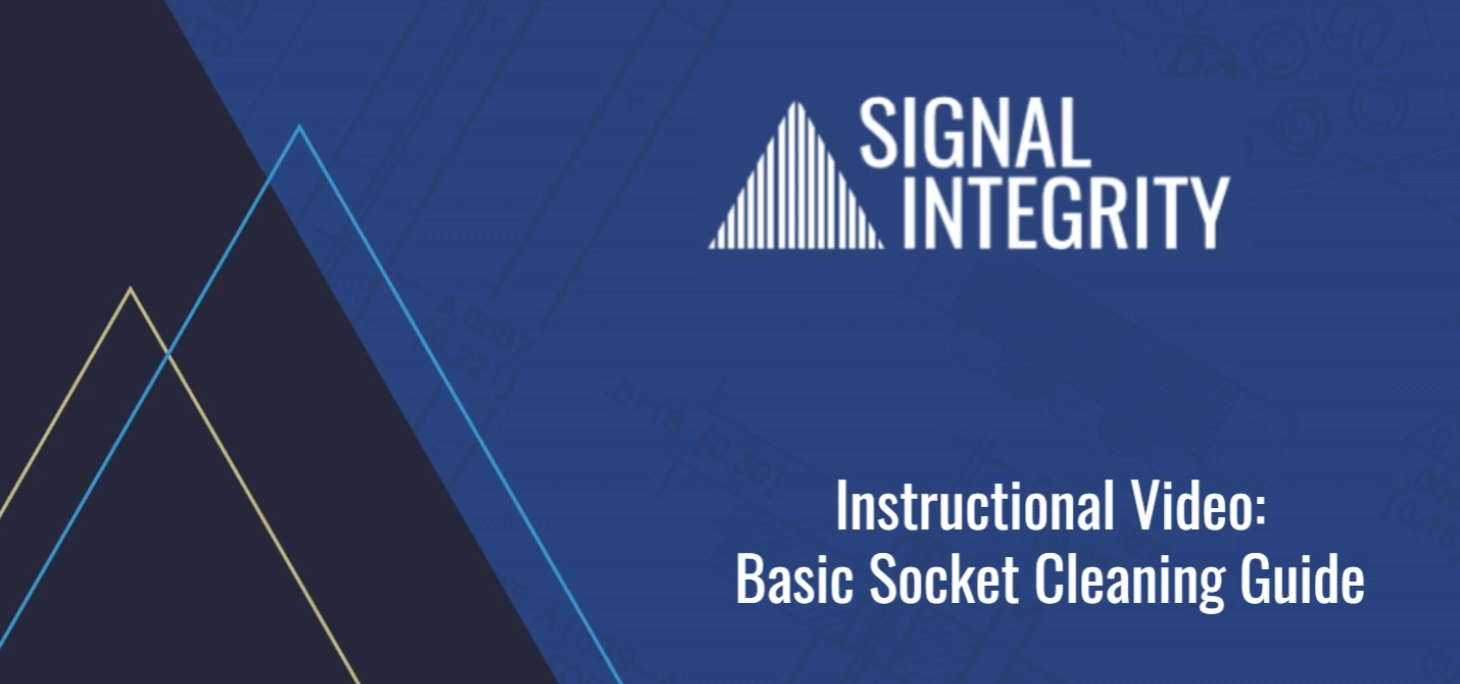 Basic Socket Cleaning Instructions