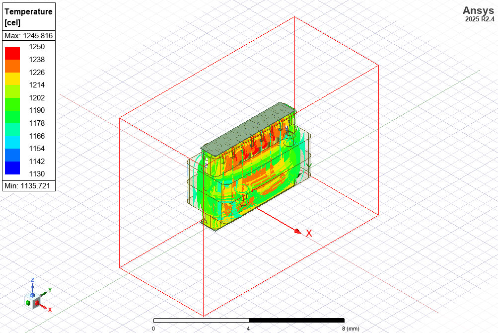 PEEK socket temperature