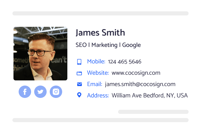 Mysigmail is free email signature generator that helps to create professional. 10 Free Email Signature Templates Examples 2021