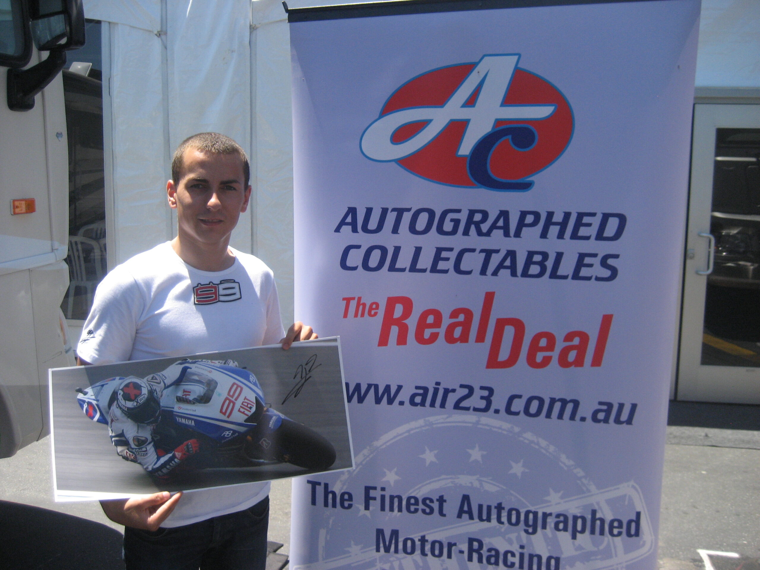 Jorge Lorenzo 2009 Laying Low #1/200 - Autographed Collectables