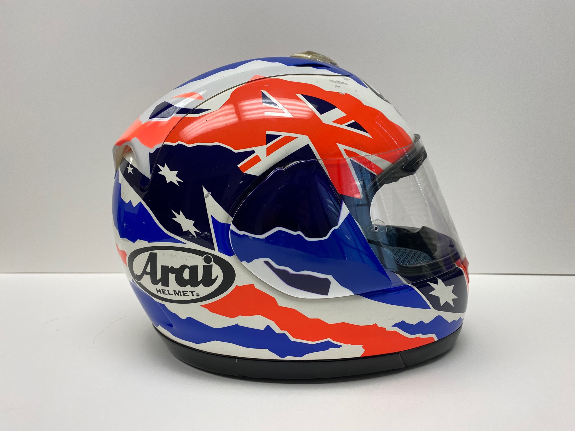 Mick Doohan 1996 Worn ARAI Helmet - Autographed Collectables