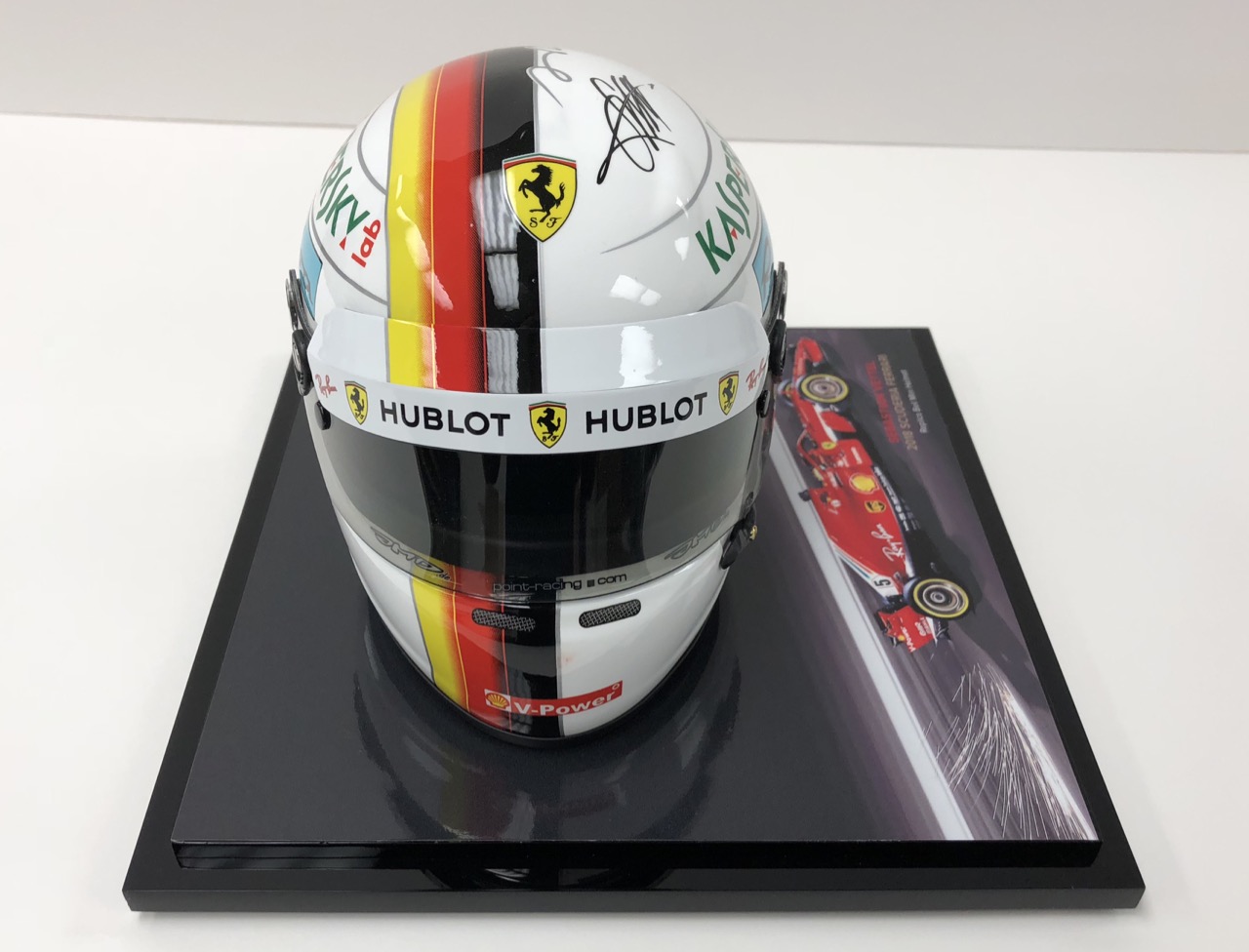 Sebastian Vettel 2018 Mini Helmet - Autographed Collectables